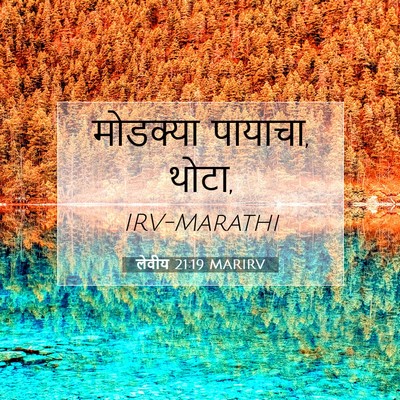 Picture 07 - लेवीय 21:19 MARIRV - मोडक्या पायाचा, - Bible Verse Picture