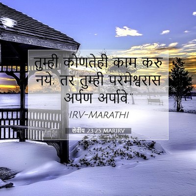 Picture 07 - लेवीय 23:25 MARIRV - तुम्ही कोणतेही - Bible Verse Picture