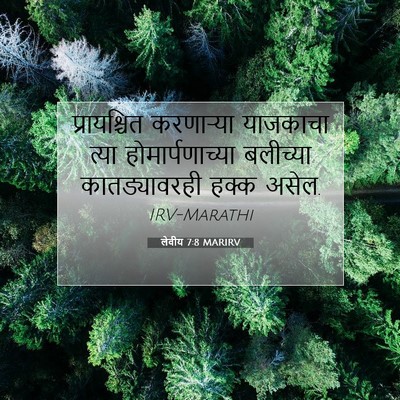 Picture 07 - लेवीय 7:8 MARIRV - प्रायश्चित - Bible Verse Picture