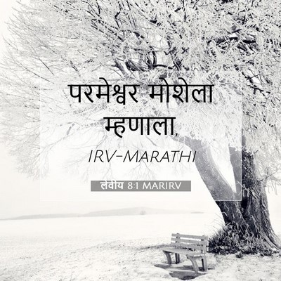 Picture 07 - लेवीय 8:1 MARIRV - परमेश्वर मोशेला - Bible Verse Picture