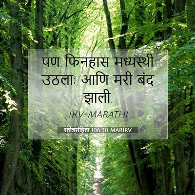 Picture 07 - स्तोत्रसंहिता 106:30 MARIRV - पण फिनहास - Bible Verse Picture