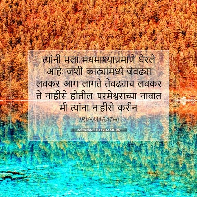 Picture 07 - स्तोत्रसंहिता 118:12 MARIRV - त्यांनी मला - Bible Verse Picture