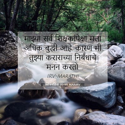 Picture 07 - स्तोत्रसंहिता 119:99 MARIRV - माझ्या सर्व - Bible Verse Picture