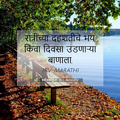Picture 07 - स्तोत्रसंहिता 91:5 MARIRV - रात्रीच्या - Bible Verse Picture