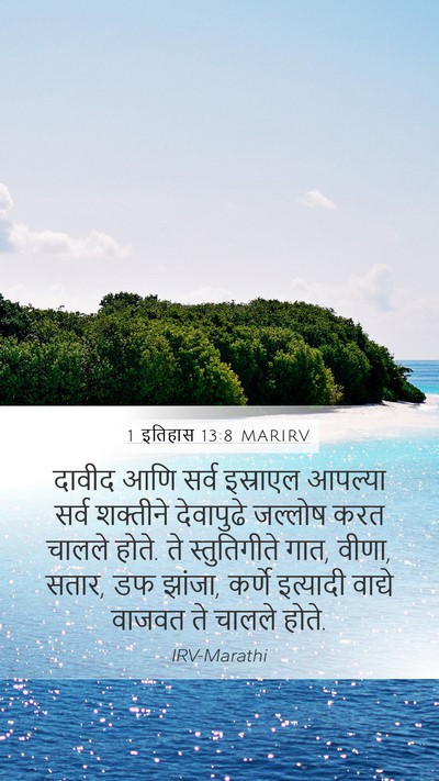 1 इतिहास 13:8 MARIRV Bible Verse Image