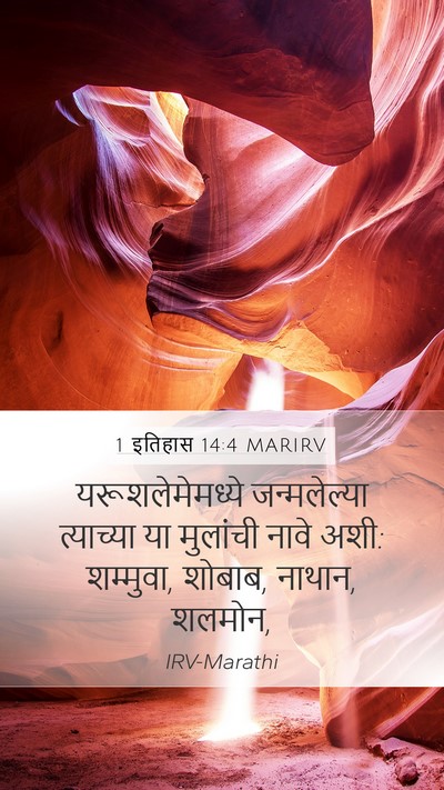 1 इतिहास 14:4 MARIRV Bible Verse Image
