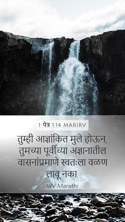 1 पेत्र 1:14 MARIRV Bible Verse Image