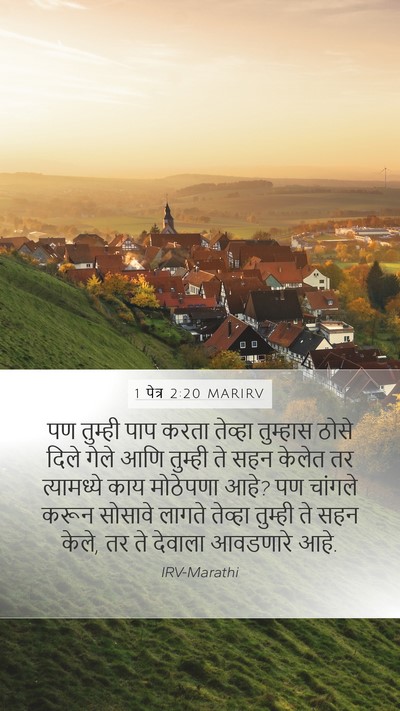 1 पेत्र 2:20 MARIRV Bible Verse Image