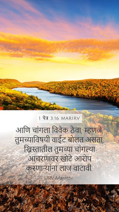1 पेत्र 3:16 MARIRV Bible Verse Image