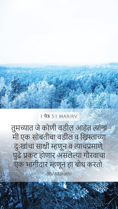 1 पेत्र 5:1 MARIRV Bible Verse Image
