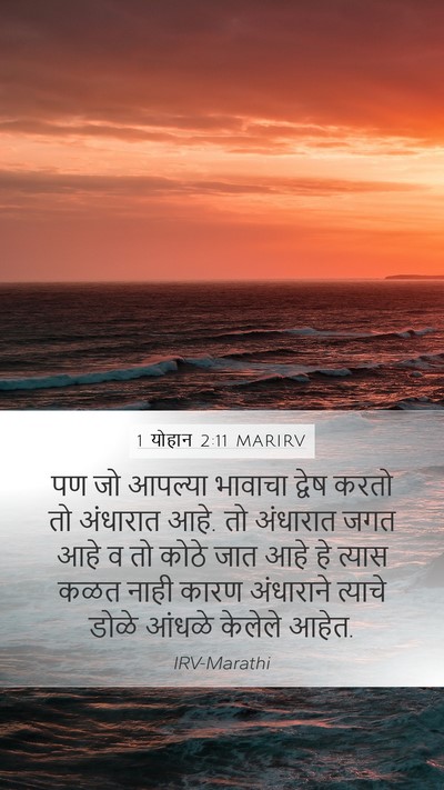 1 योहान 2:11 MARIRV Bible Verse Image