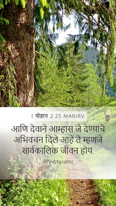 1 योहान 2:25 MARIRV Bible Verse Image