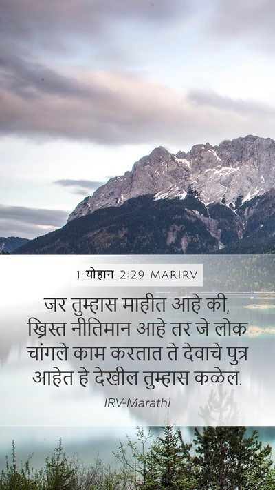1 योहान 2:29 MARIRV Bible Verse Image