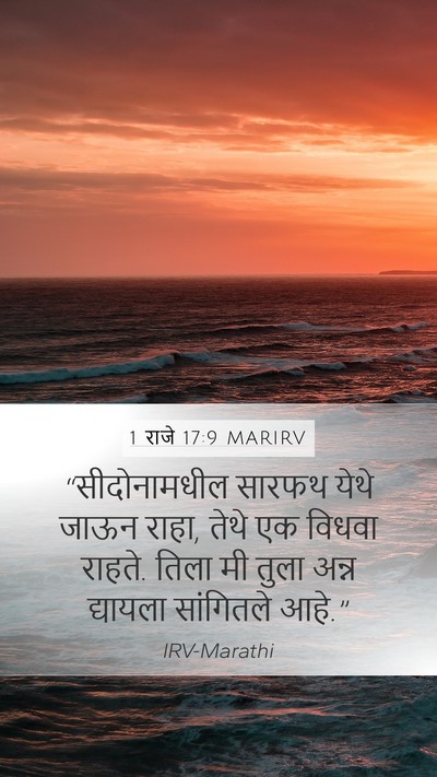 1 राजे 17:9 MARIRV Bible Verse Image