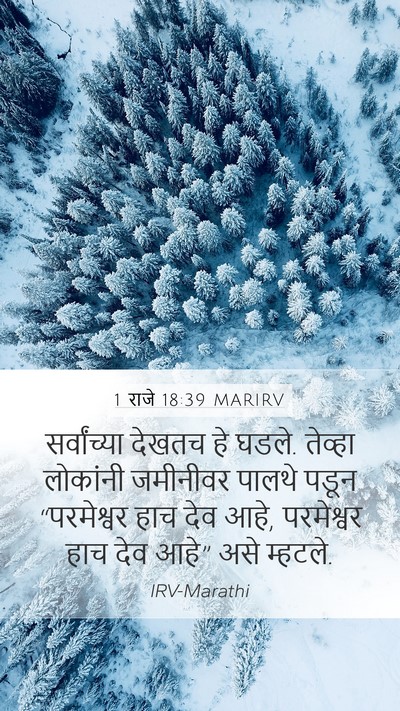 1 राजे 18:39 MARIRV Bible Verse Image