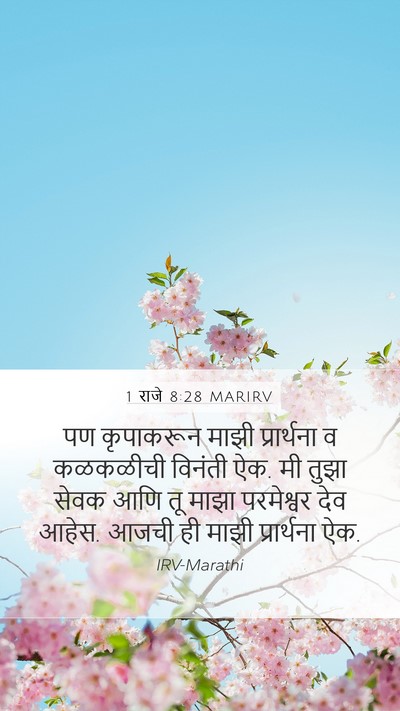 1 राजे 8:28 MARIRV Bible Verse Image