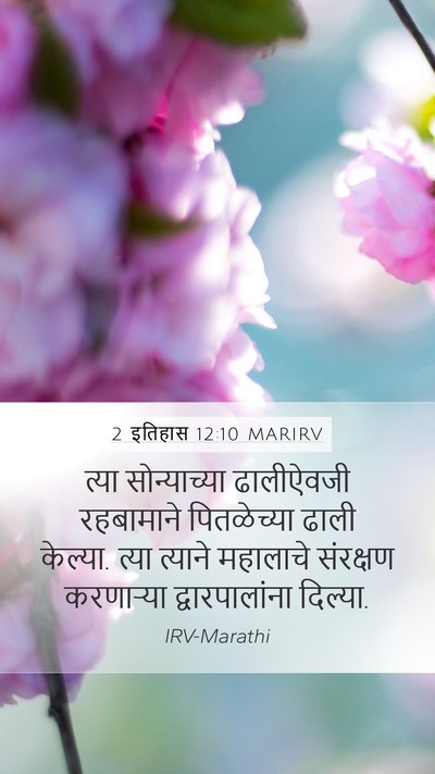 2 इतिहास 12:10 MARIRV Bible Verse Image