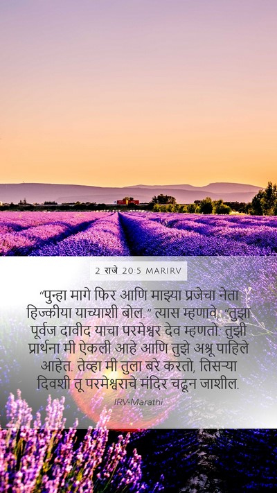 2 राजे 20:5 MARIRV Bible Verse Image