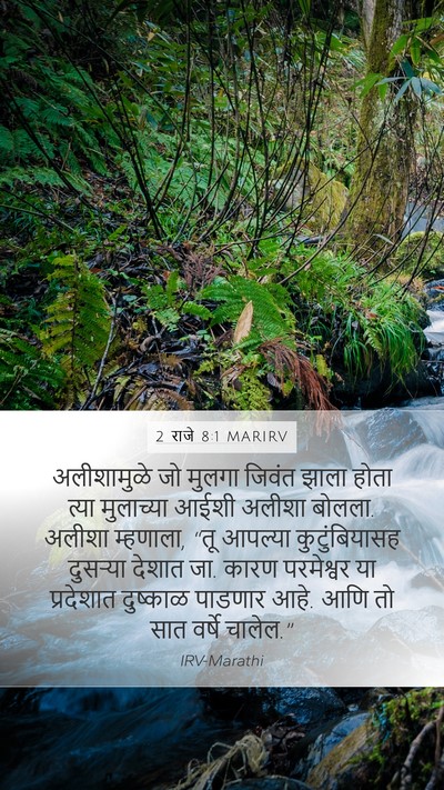 2 राजे 8:1 MARIRV Bible Verse Image