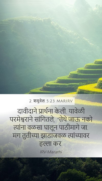 2 शमुवेल 5:23 MARIRV Bible Verse Image