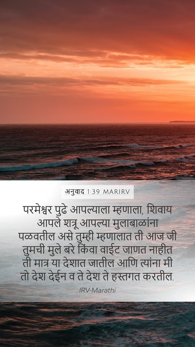 अनुवाद 1:39 MARIRV Bible Verse Image