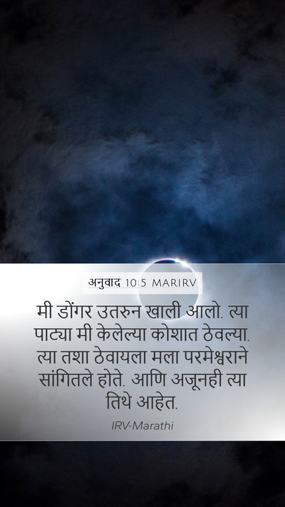 अनुवाद 10:5 MARIRV Bible Verse Image