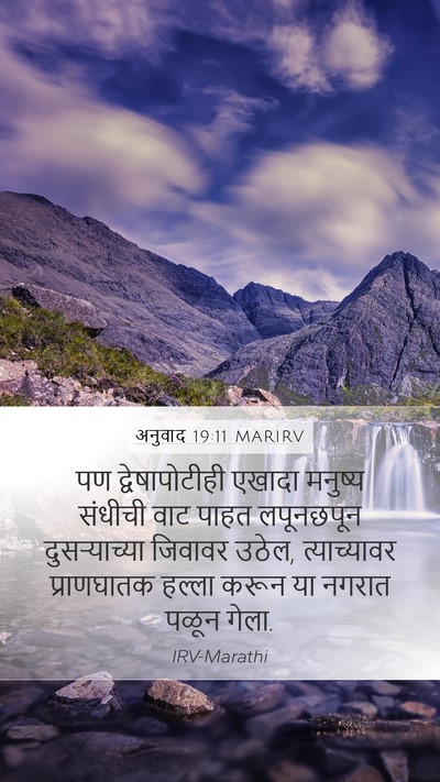 अनुवाद 19:11 MARIRV Bible Verse Image