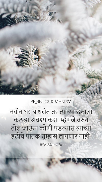 अनुवाद 22:8 MARIRV Bible Verse Image