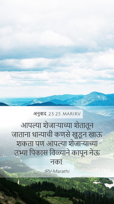 अनुवाद 23:25 MARIRV Bible Verse Image