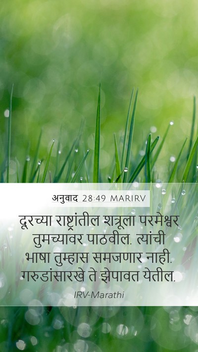 अनुवाद 28:49 MARIRV Bible Verse Image