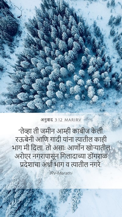 अनुवाद 3:12 MARIRV Bible Verse Image