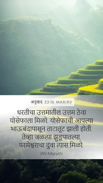 अनुवाद 33:16 MARIRV Bible Verse Image