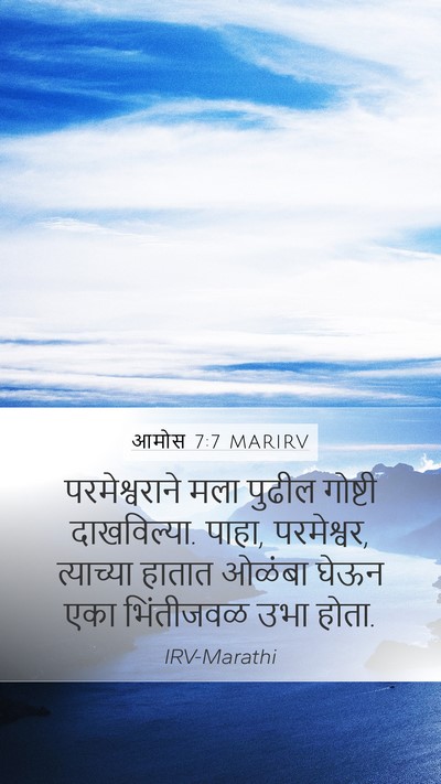 आमोस 7:7 MARIRV Bible Verse Image