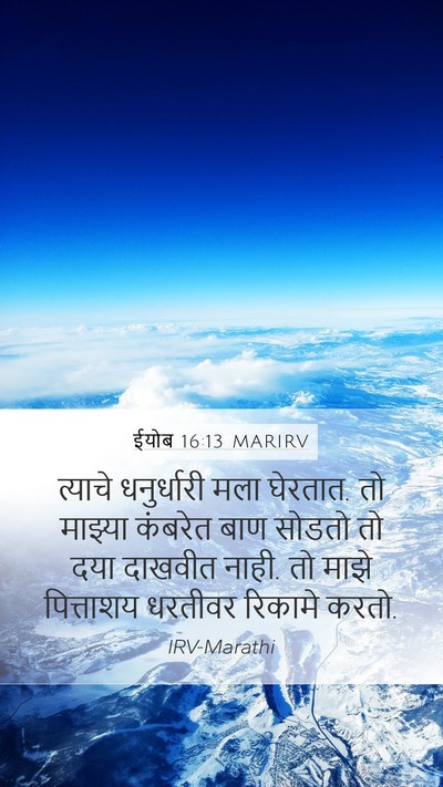 ईयोब 16:13 MARIRV Bible Verse Image