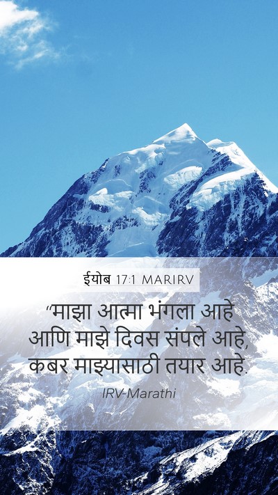 ईयोब 17:1 MARIRV Bible Verse Image