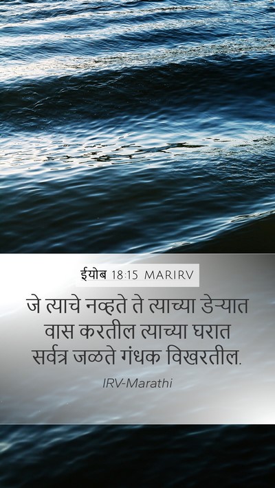 ईयोब 18:15 MARIRV Bible Verse Image