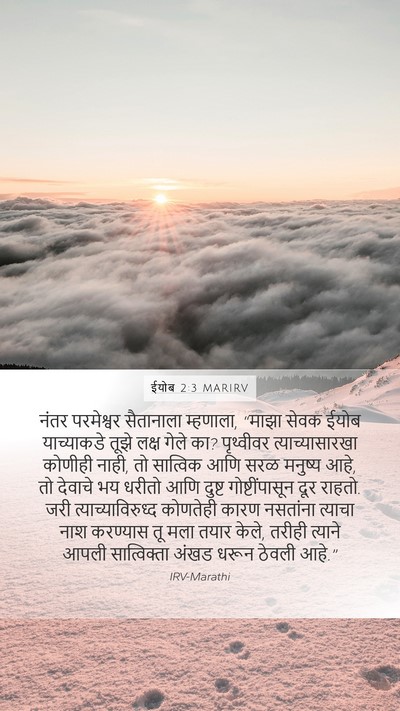 ईयोब 2:3 MARIRV Bible Verse Image