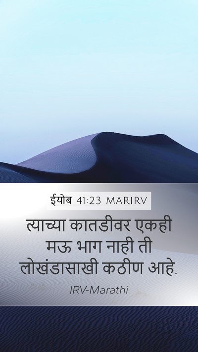 ईयोब 41:23 MARIRV Bible Verse Image