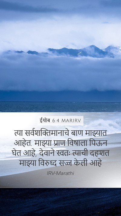 ईयोब 6:4 MARIRV Bible Verse Image