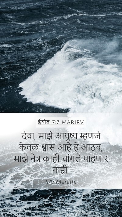 ईयोब 7:7 MARIRV Bible Verse Image