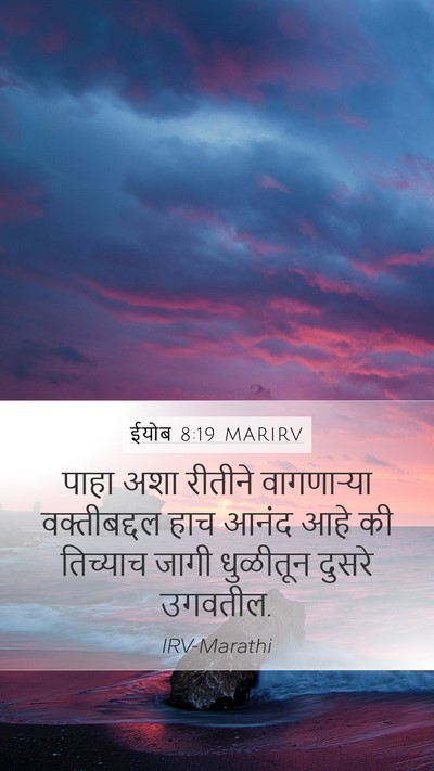 ईयोब 8:19 MARIRV Bible Verse Image