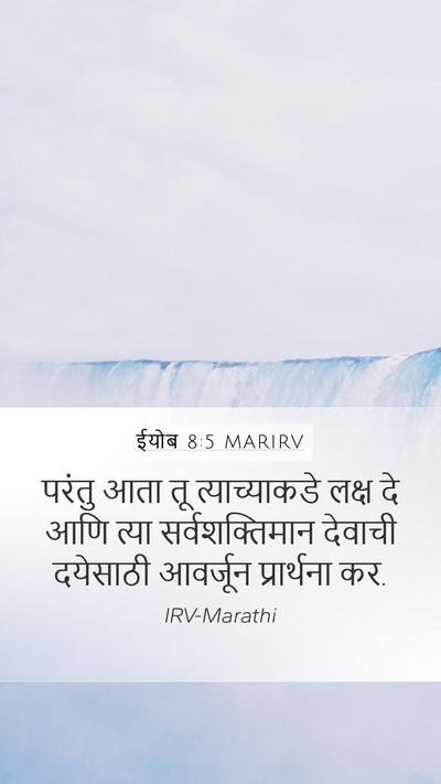 ईयोब 8:5 MARIRV Bible Verse Image