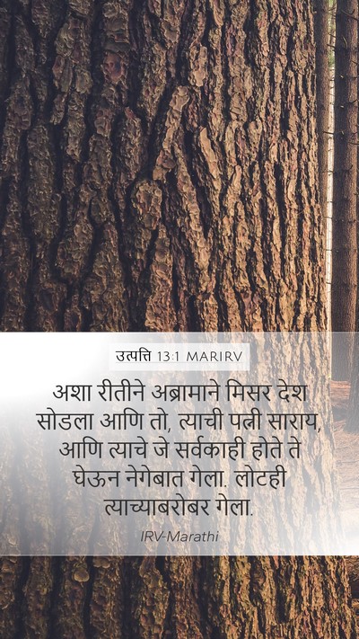 उत्पत्ति 13:1 MARIRV Bible Verse Image