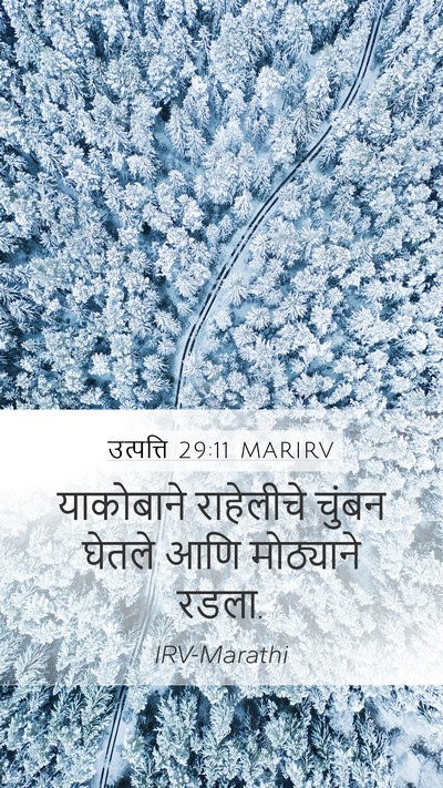 उत्पत्ति 29:11 MARIRV Bible Verse Image