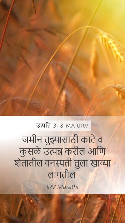 उत्पत्ति 3:18 MARIRV Bible Verse Image