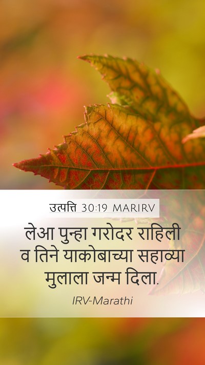 उत्पत्ति 30:19 MARIRV Bible Verse Image