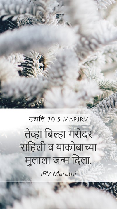 उत्पत्ति 30:5 MARIRV Bible Verse Image