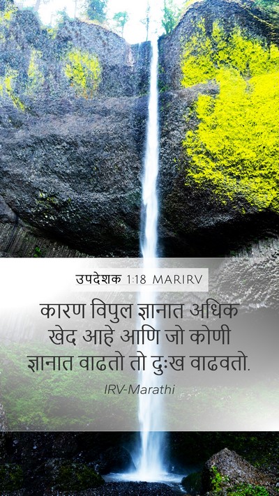 उपदेशक 1:18 MARIRV Bible Verse Image