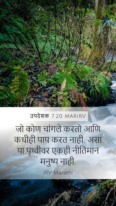 उपदेशक 7:20 MARIRV Bible Verse Image