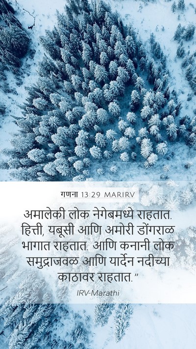 गणना 13:29 MARIRV Bible Verse Image